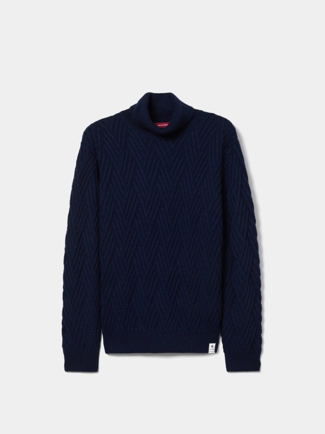 Jersey de cuello alto con textura - Image product