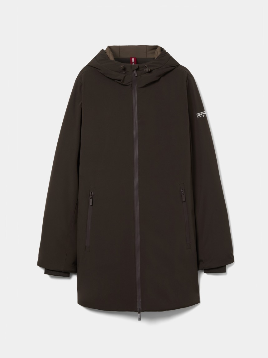 Padded parka with hood