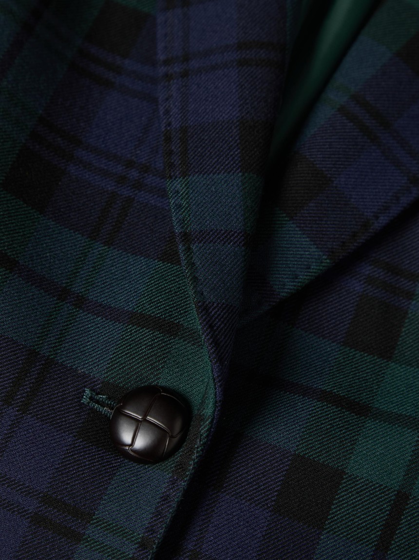 Chequered blazer