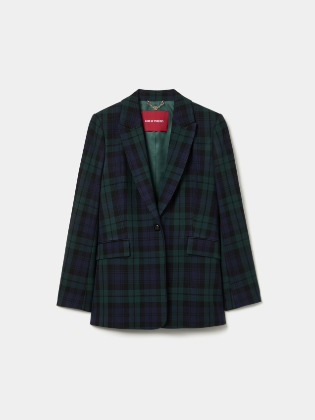 Chequered blazer