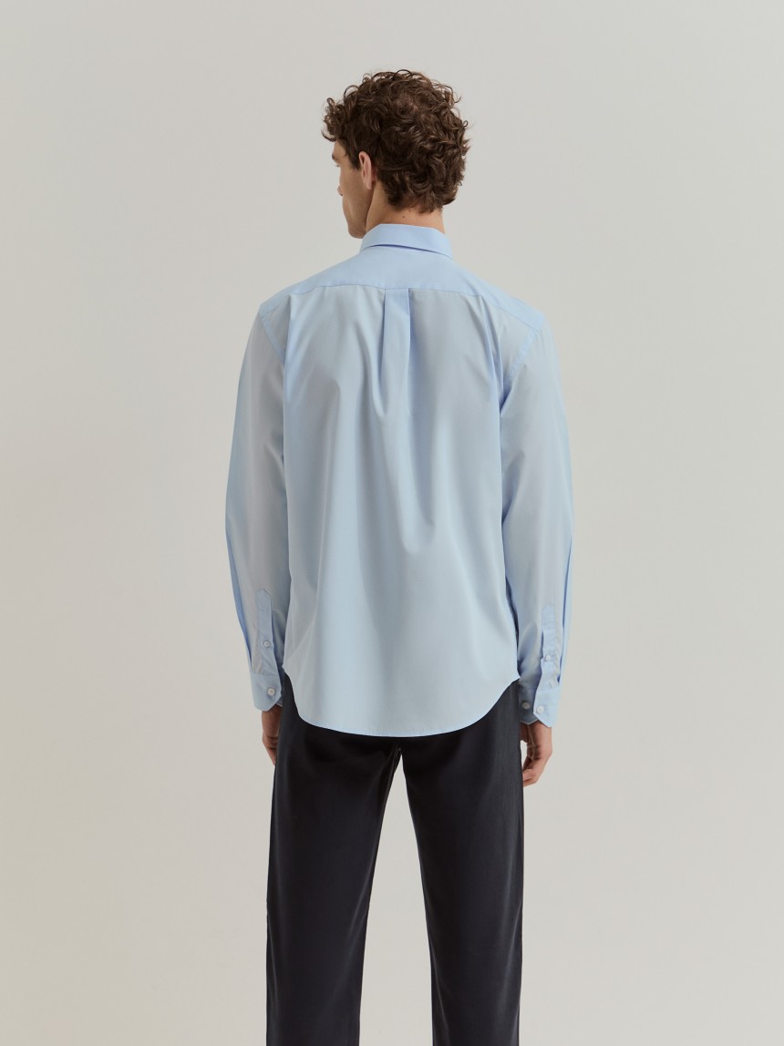 Camisa regular fit de algod�o