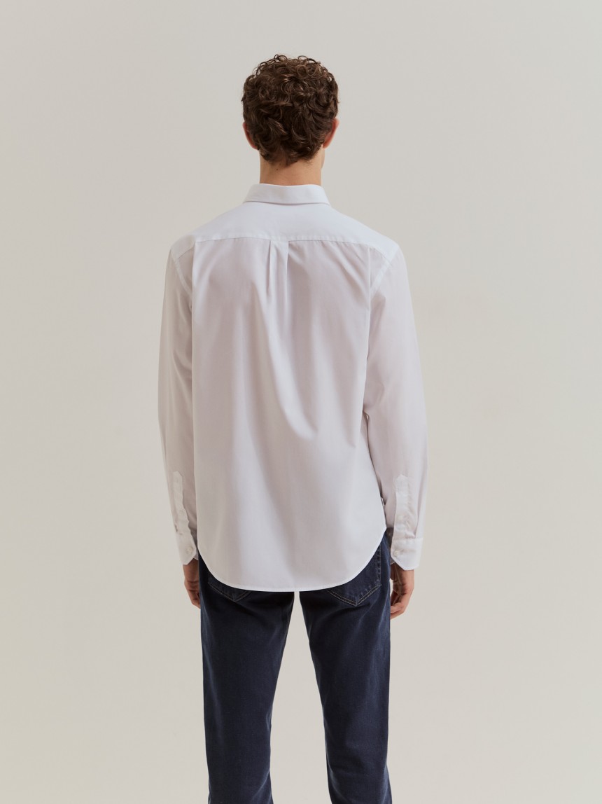 Camisa regular fit de algod�o