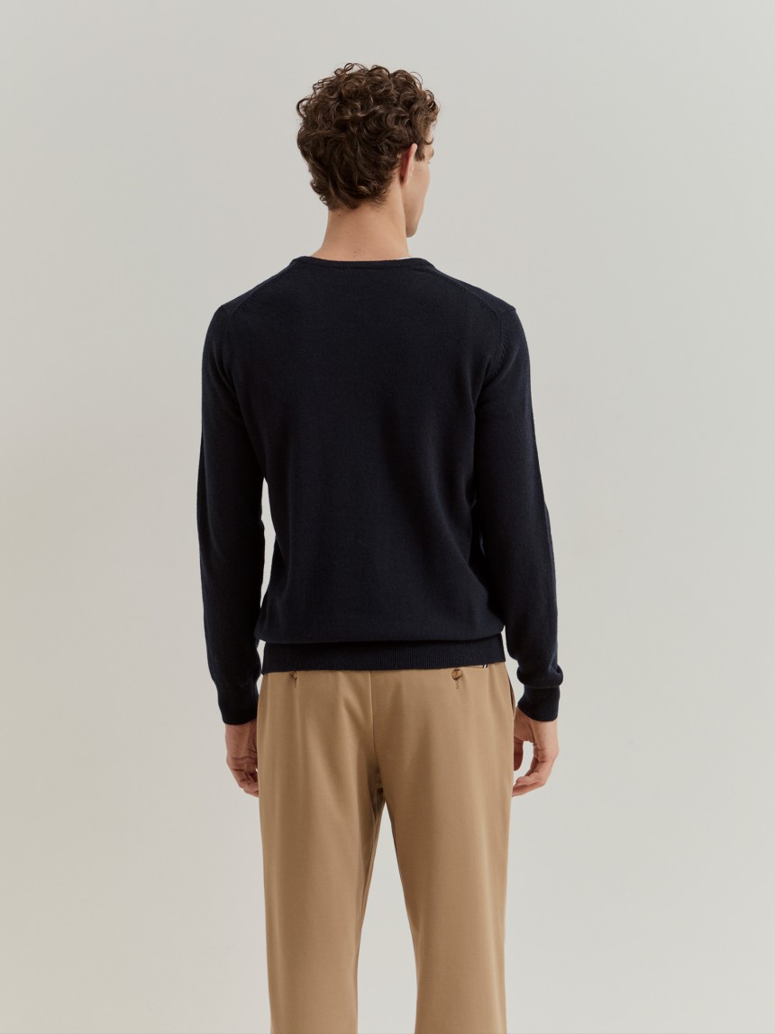 Pullover em mistura de l�
