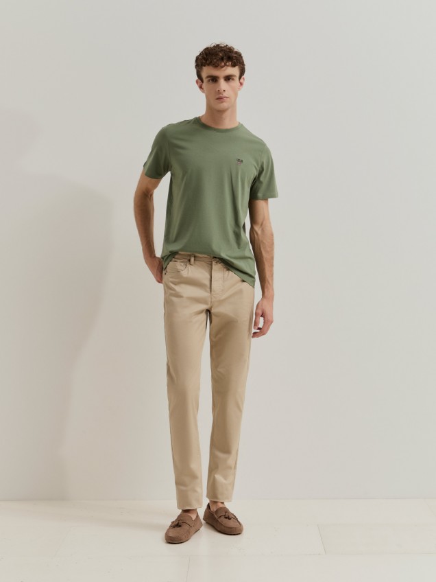 Calças slim fit