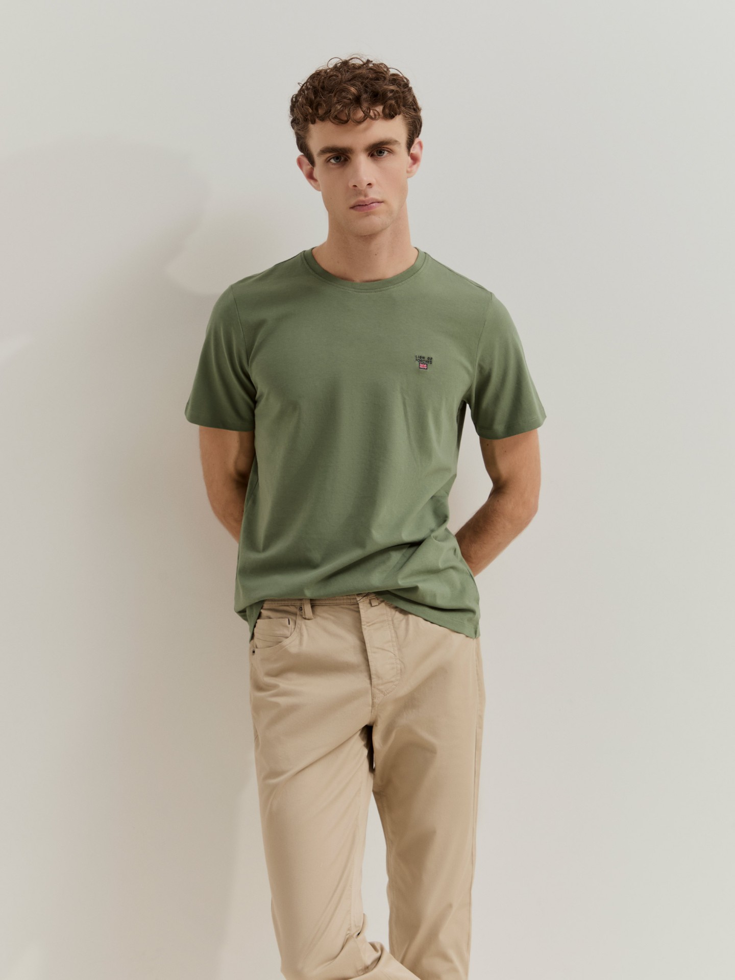 Calças slim fit
