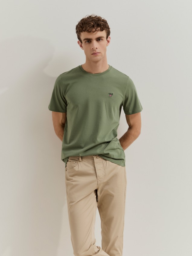 Calças slim fit