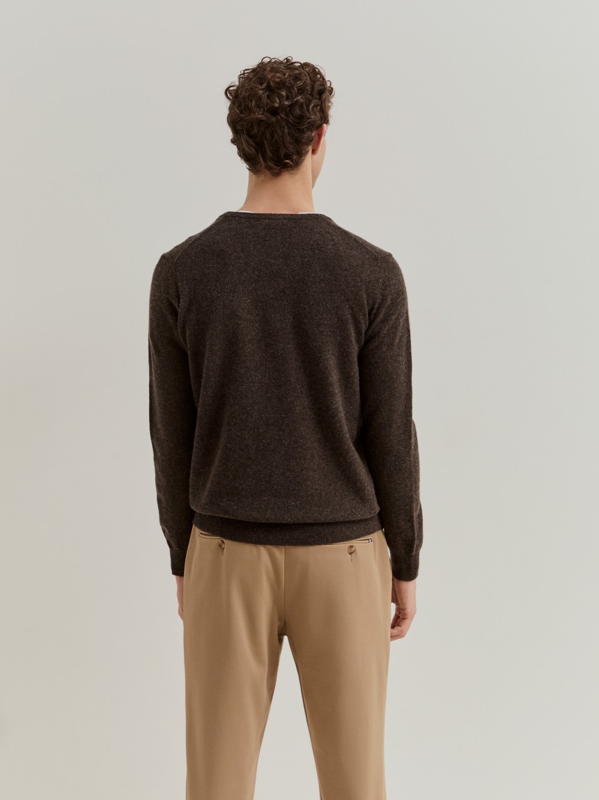 Pullover em mistura de l�