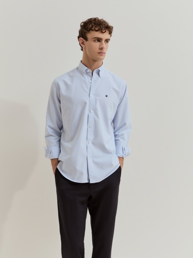 Regular fit striped shirt