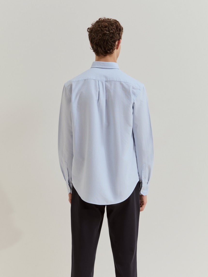 Camisa de rayas de corte regular
