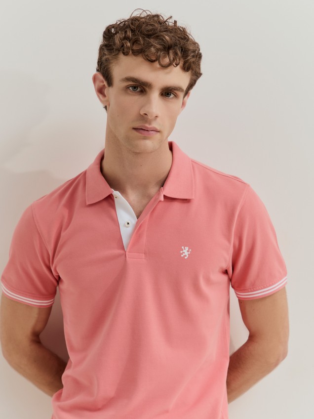 Polo de algodão