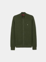 Chaqueta de punto de algod�n y lana