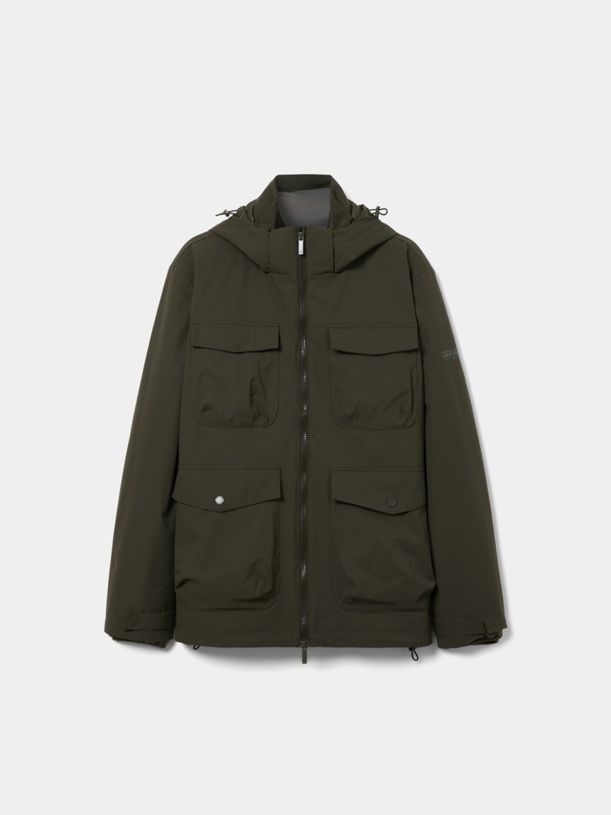 Chaqueta acolchada con capucha