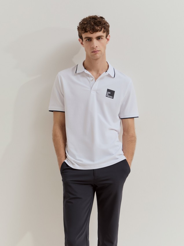 Polo de algodão regular fit