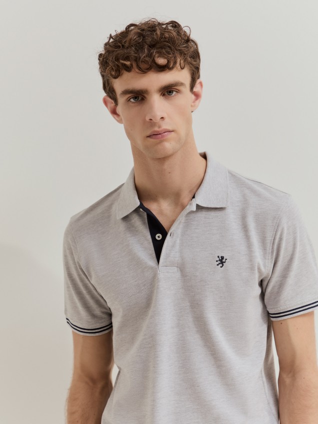 Polo de algodão