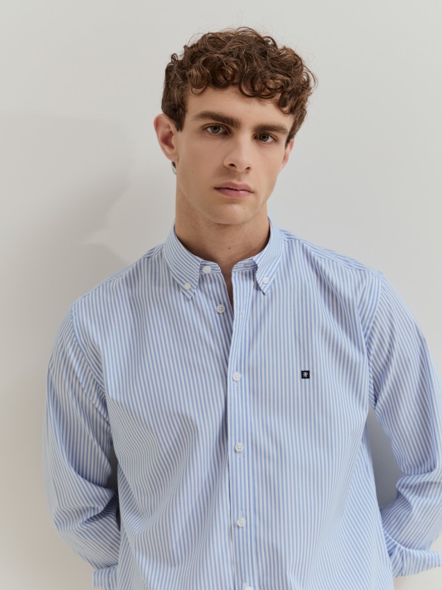 Regular fit striped shirt