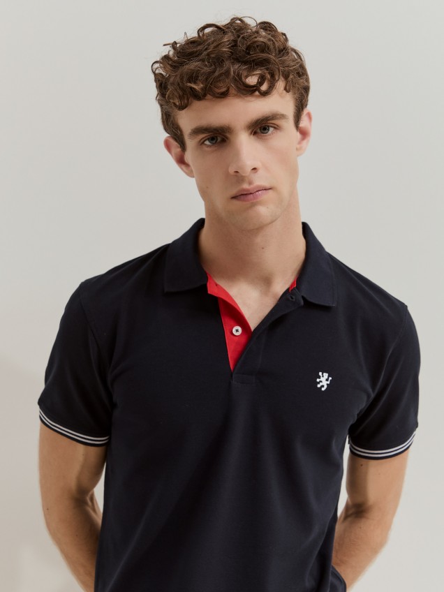 Polo de algodão