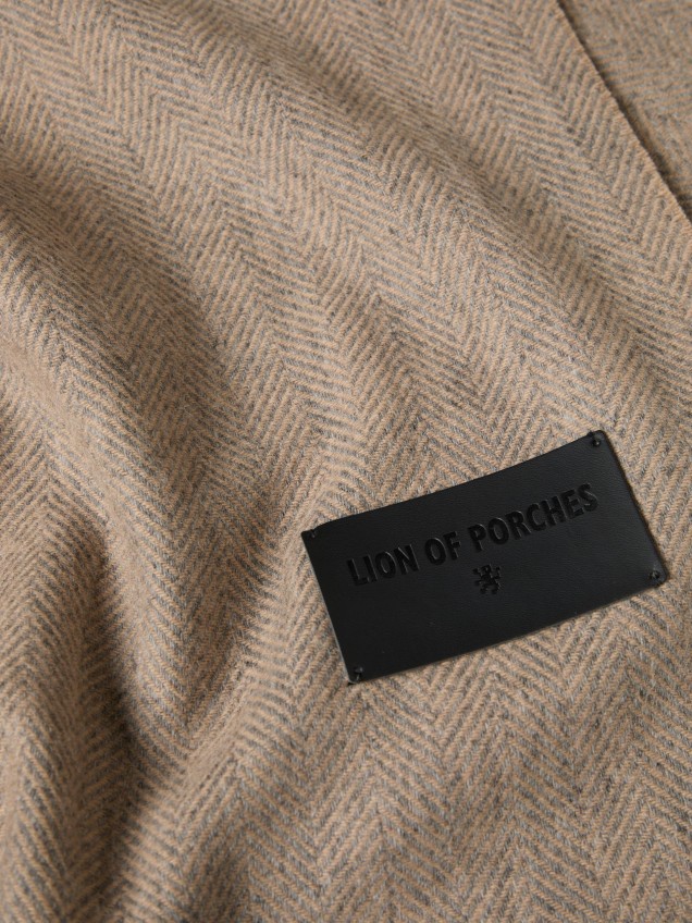 Cachecol com padr�o espinha