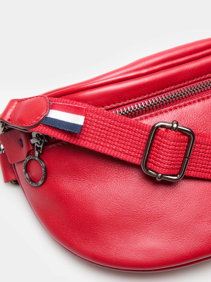 Leather belt bag