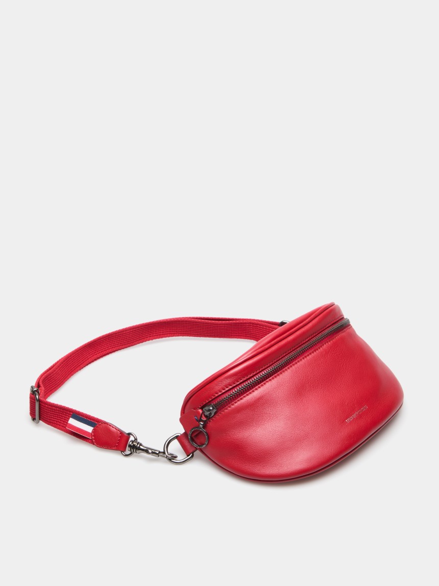 Leather belt bag