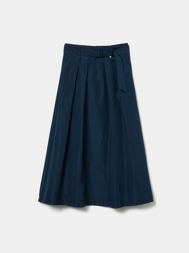 Falda midi con pliegues - Image product