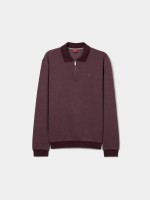 Half-zip polo shirt