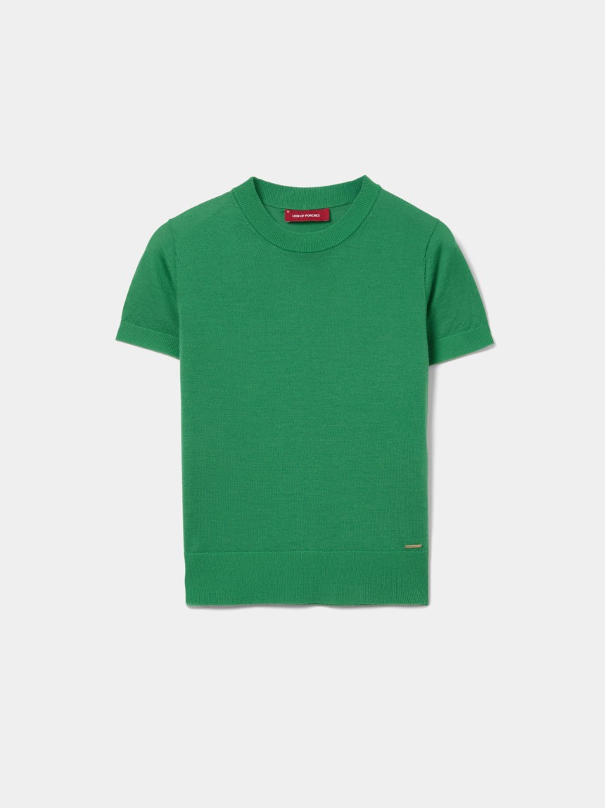 Camisola de manga curta em l�