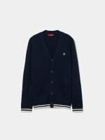 Wool and cashmere knit jacket