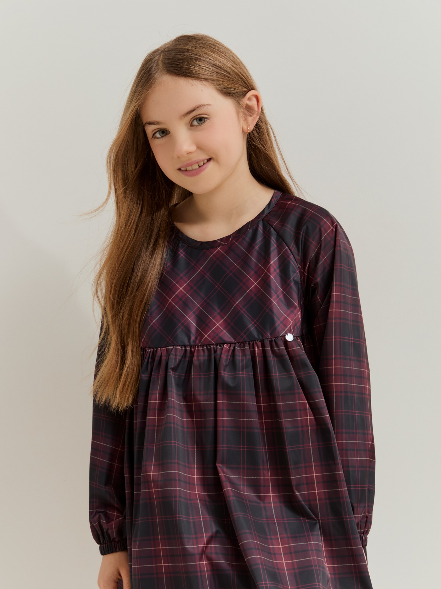 Vestido em xadrez