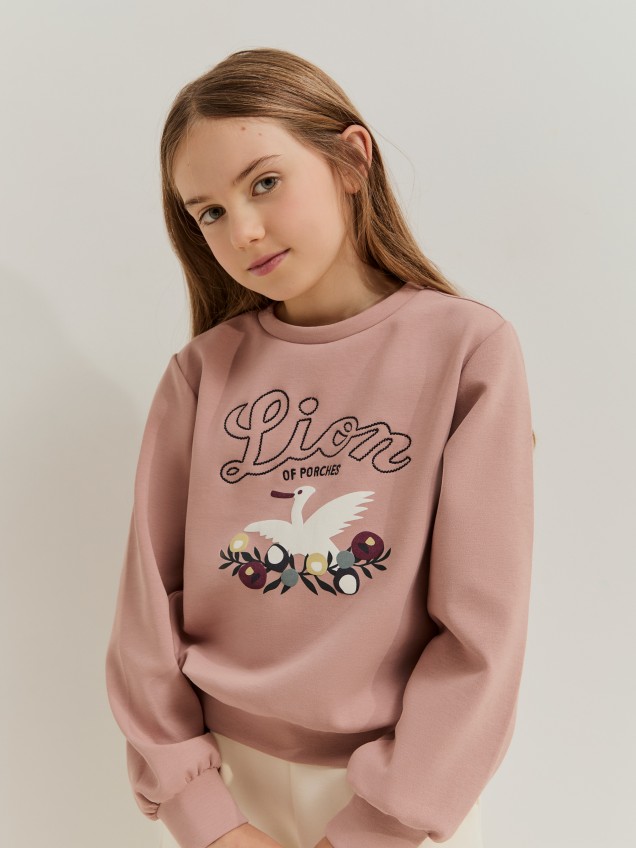 Sweatshirt de algodão