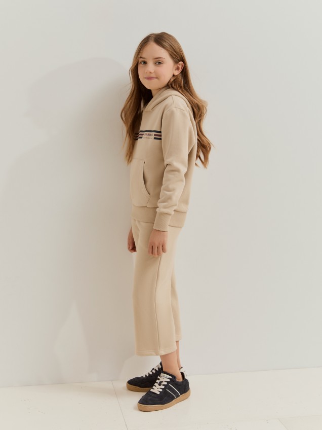 Wide leg knitted pants
