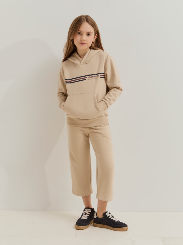 Wide leg knitted pants