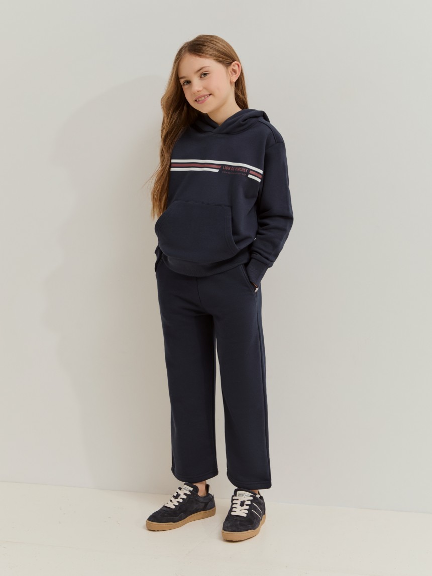 Wide leg knitted pants