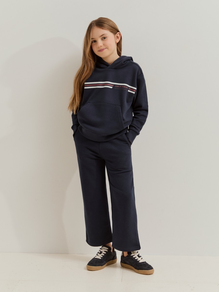 Wide leg knitted pants
