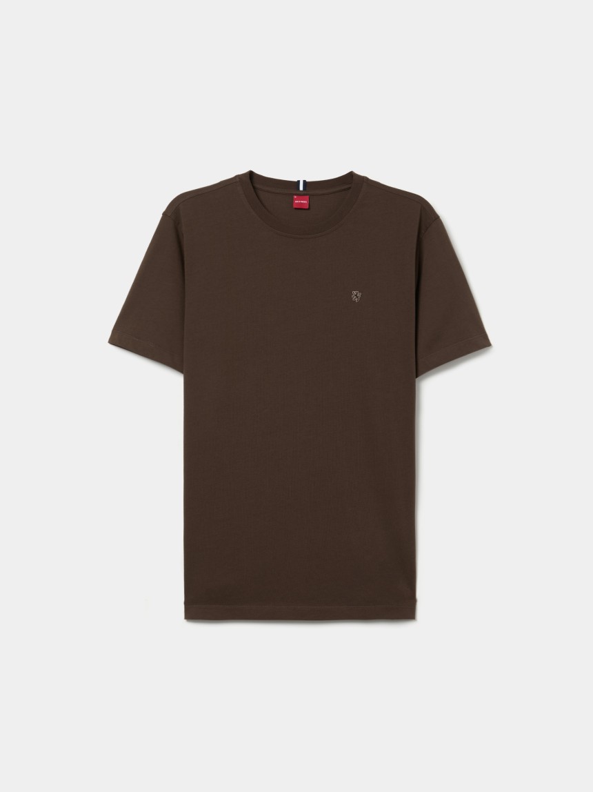 T-shirt b�sica de algod�o