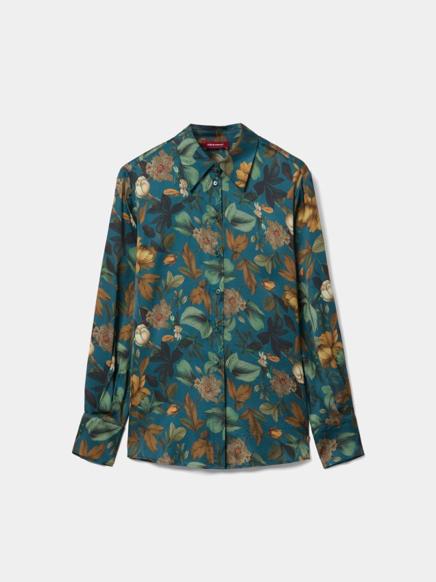 Camisa fluida con estampado floral - Image product
