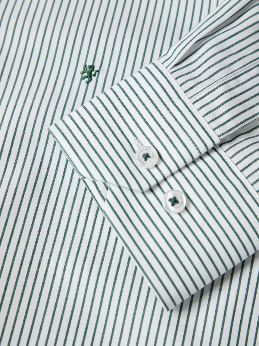 Camisa de corte regular a rayas