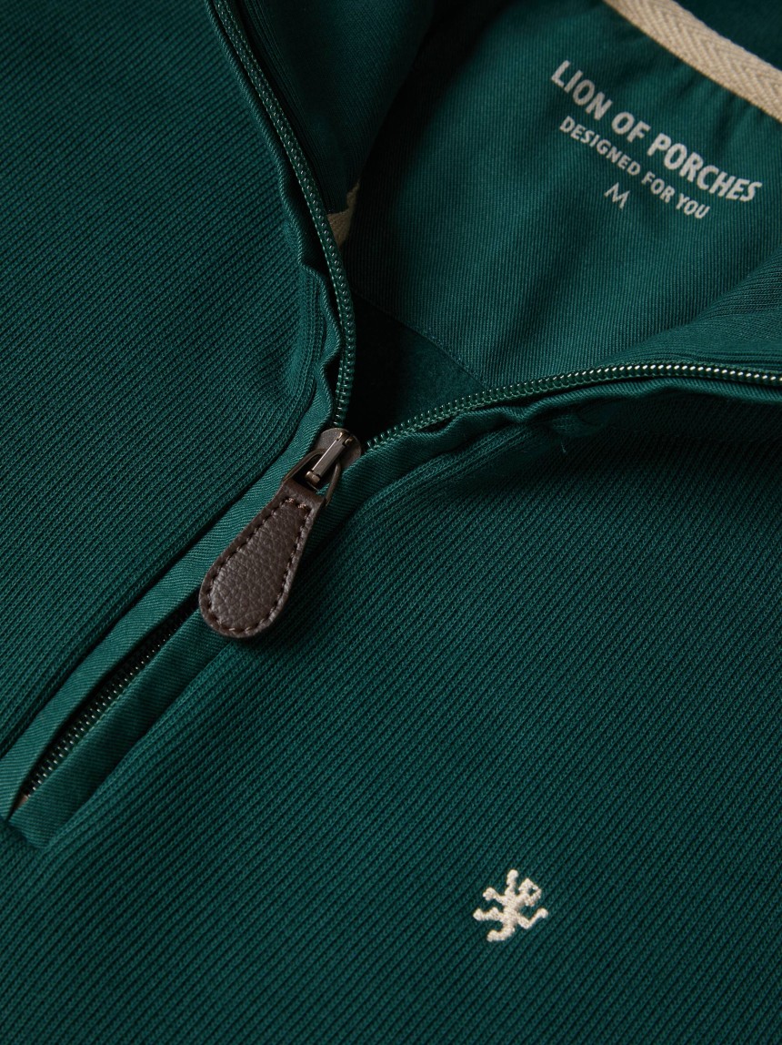 Sweater with placket