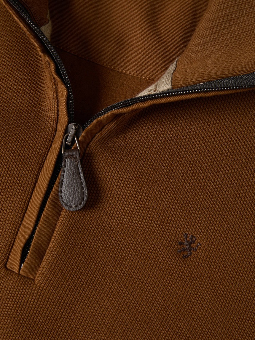 Sweater with placket