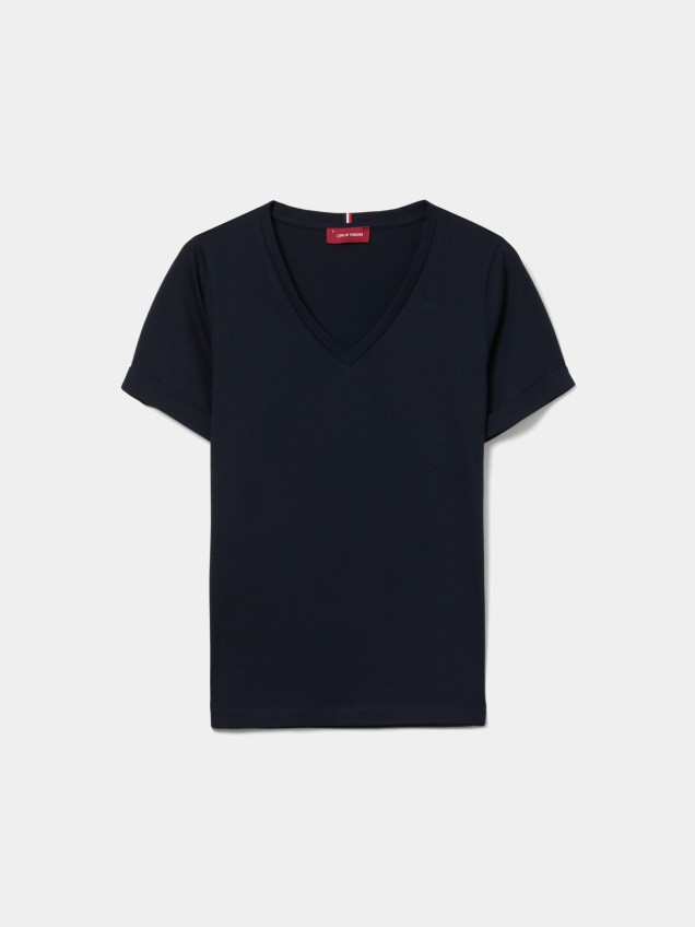 T-shirt b�sica de algod�o
