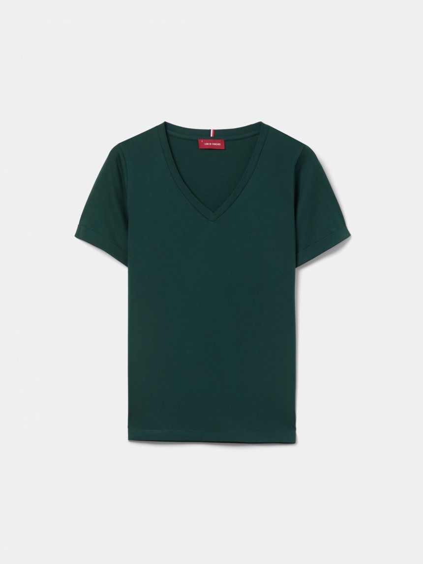 T-shirt b�sica de algod�o