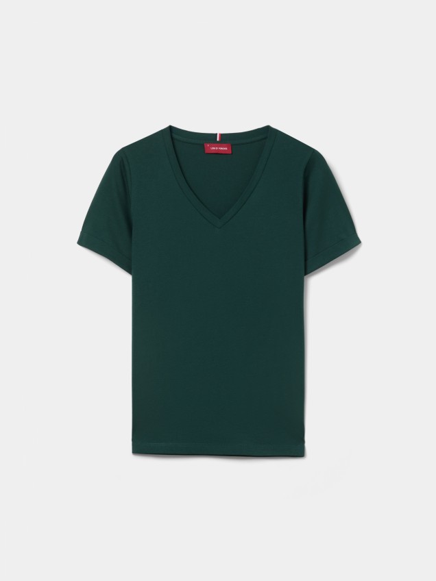 T-shirt b�sica de algod�o