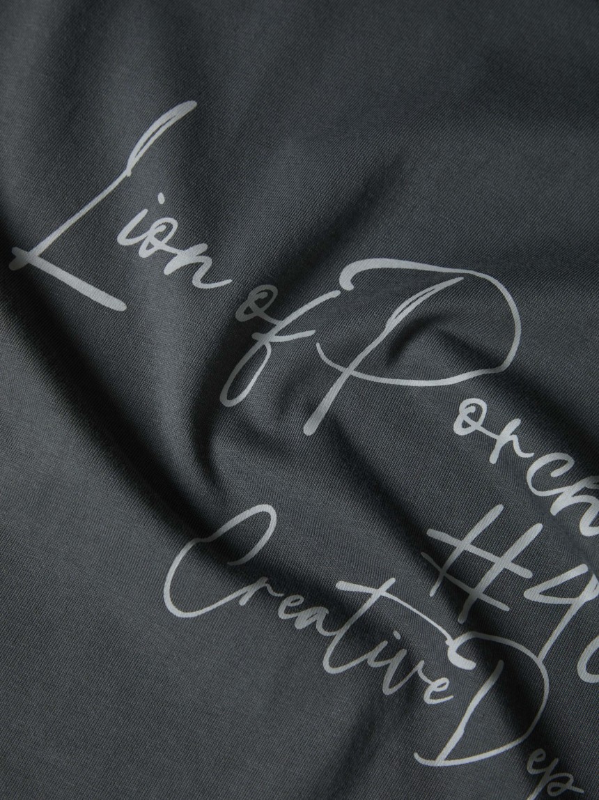 T-shirt estampada de algod�o