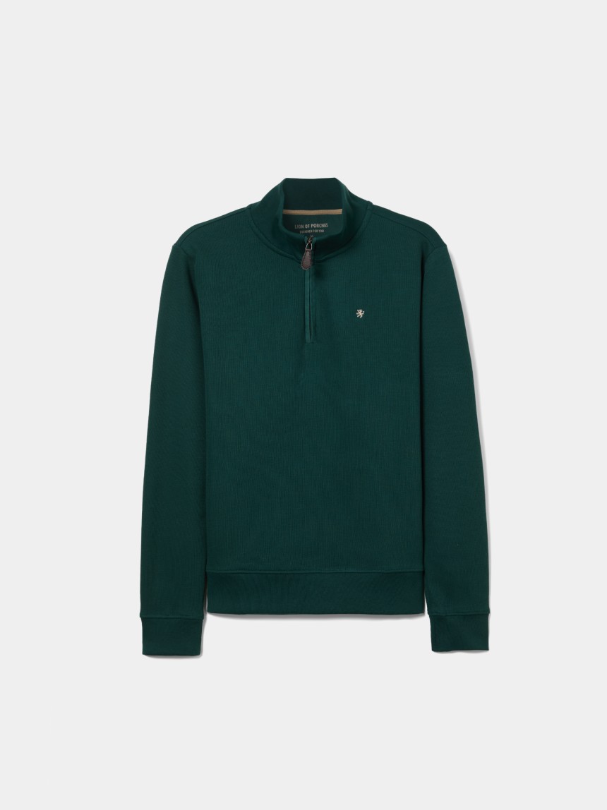 Sweater with placket