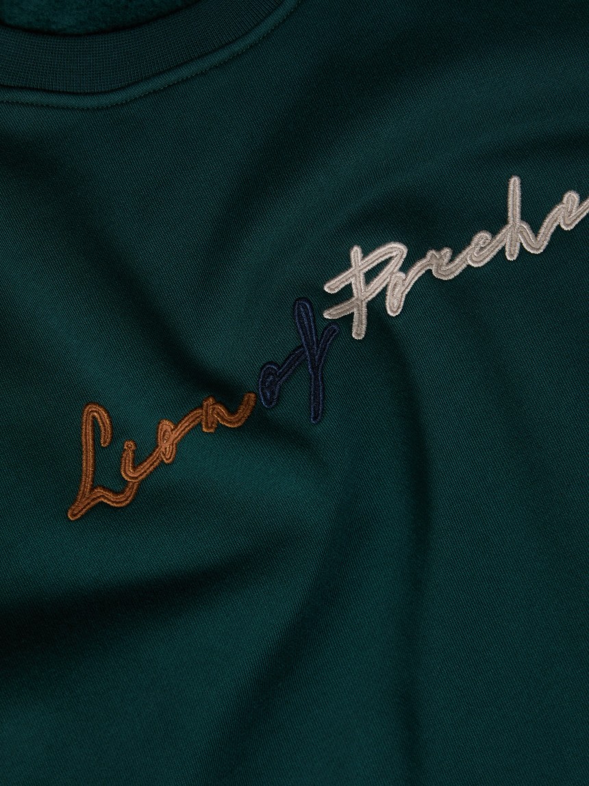 Cotton sweater with logo