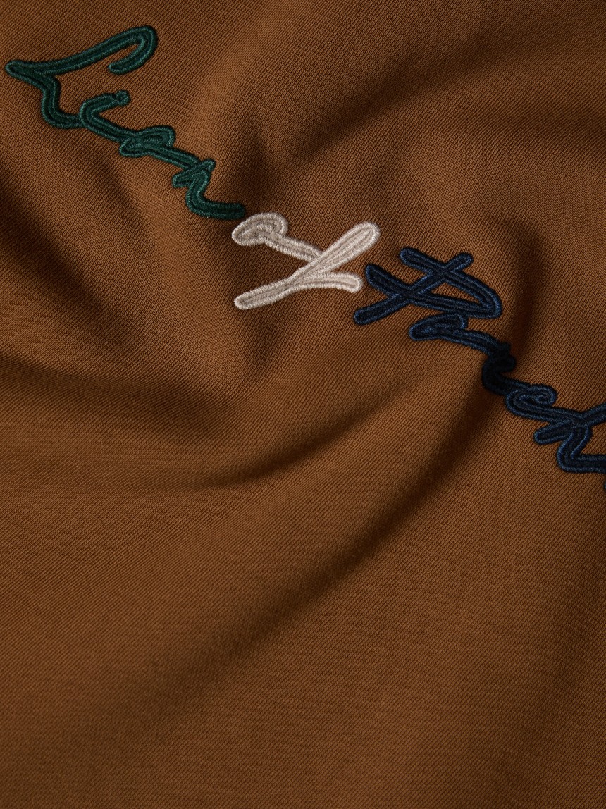 Cotton sweater with logo