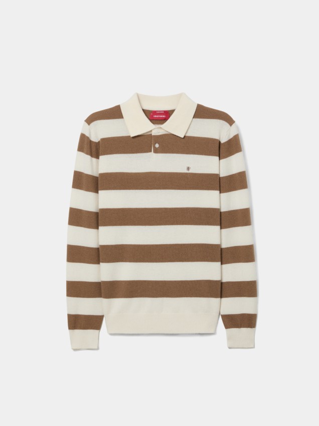 Wool and cashmere polo shirt - Image product