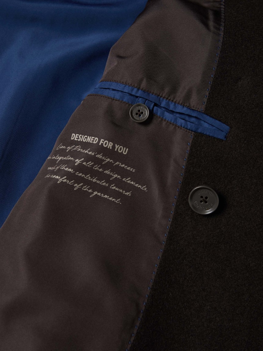 Peacoat with wool
