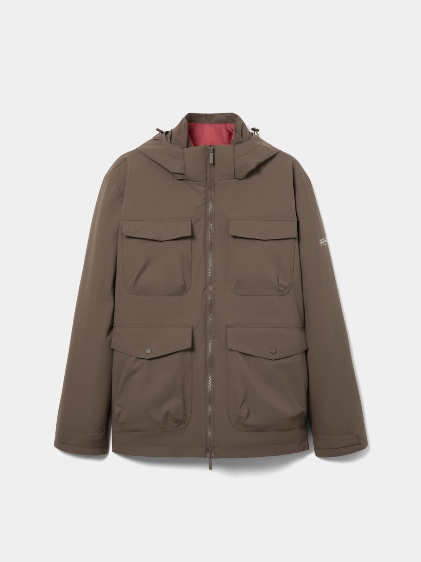 Chaqueta acolchada con capucha