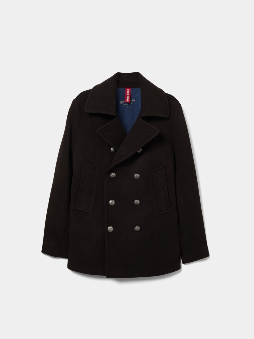Peacoat with wool