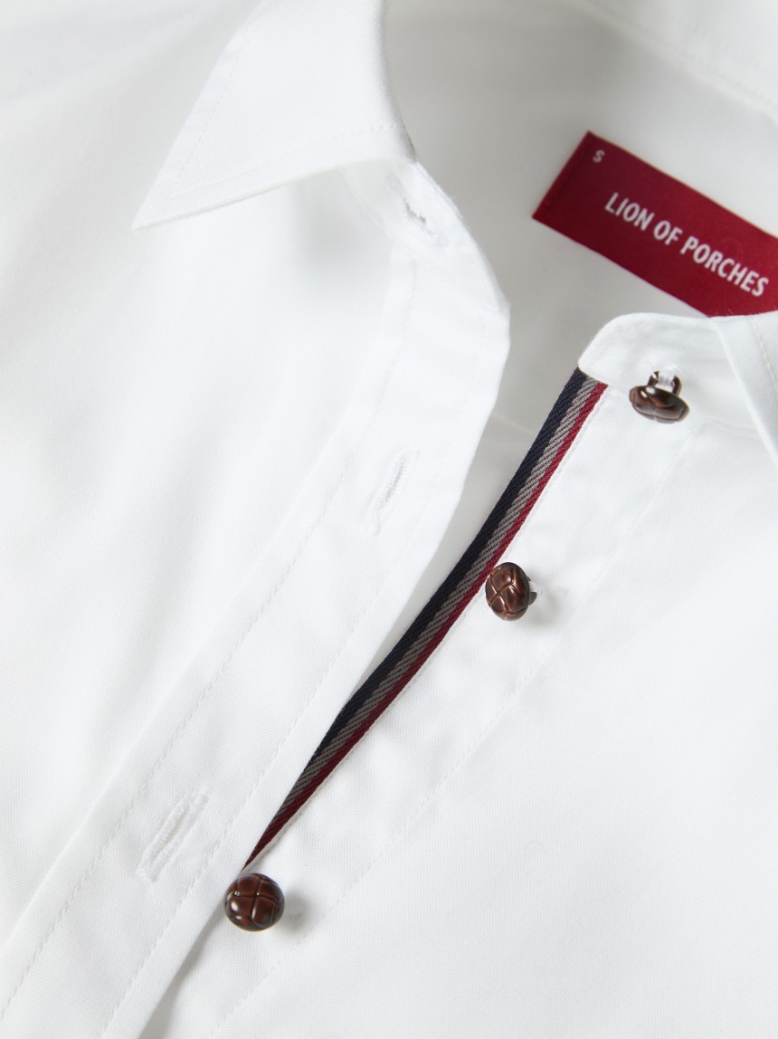 Camisa cl�ssica em algod�o